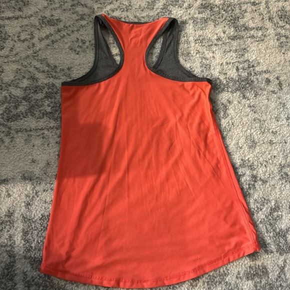 Orange/Gray Workout Gym Tank - Picture 4 of 4